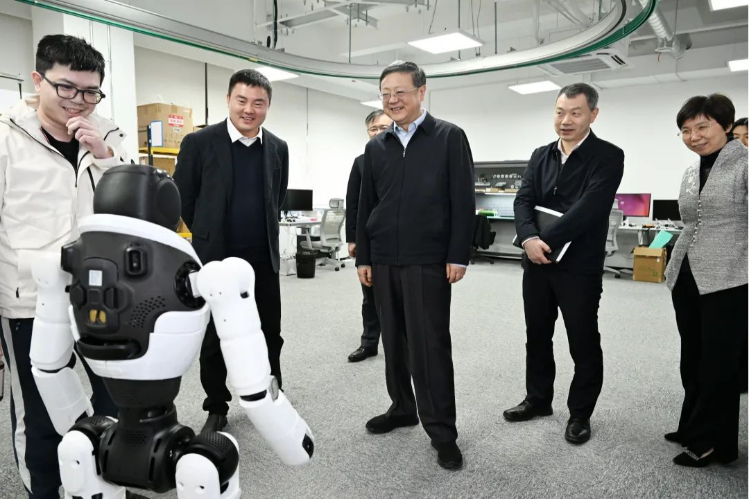 上海市委书记陈吉宁专题调研富联娱乐机器人
